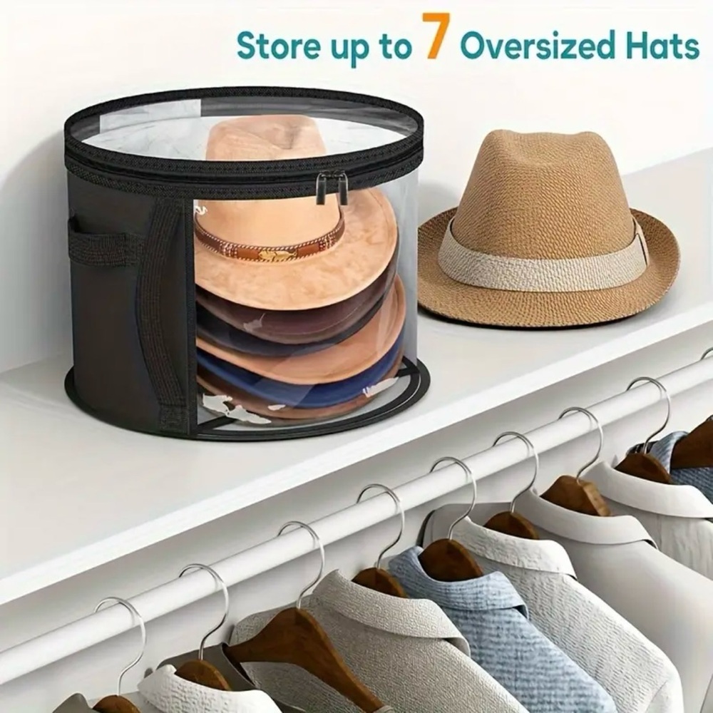 Transparent Hat Storage Box - Picture 3 of 5